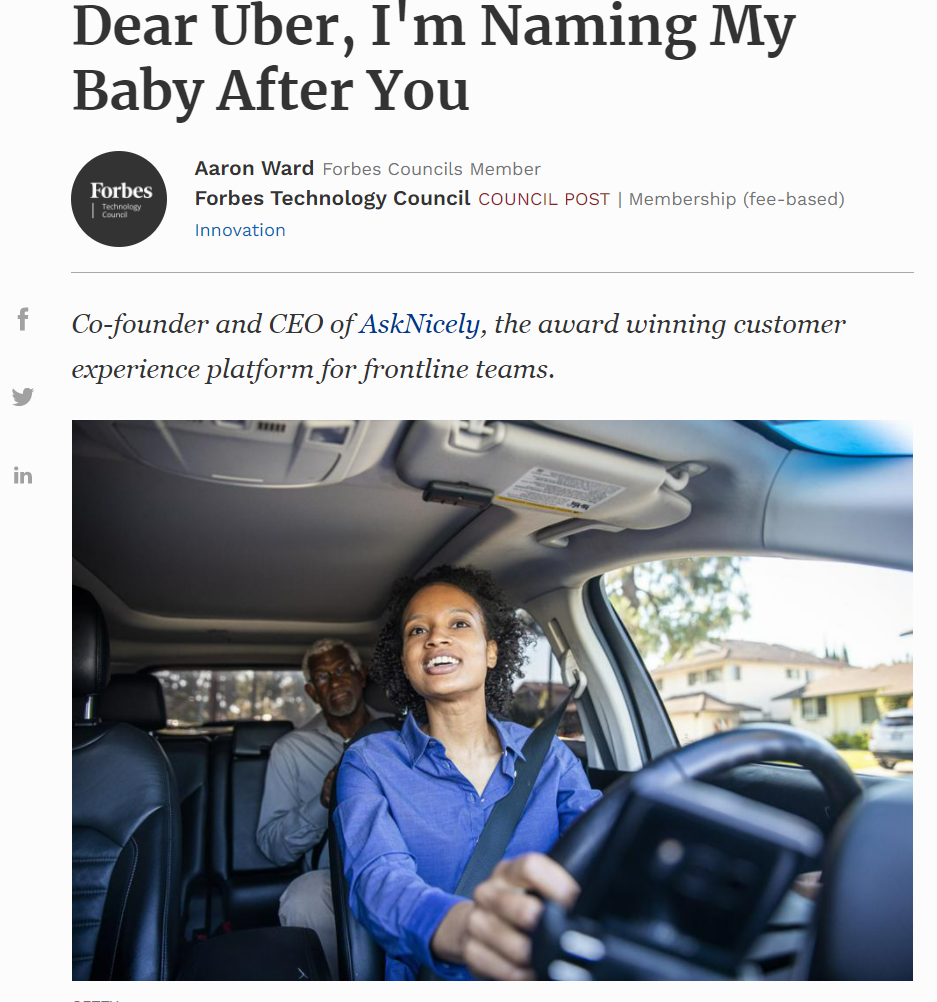 Ask Nicely features in Forbes