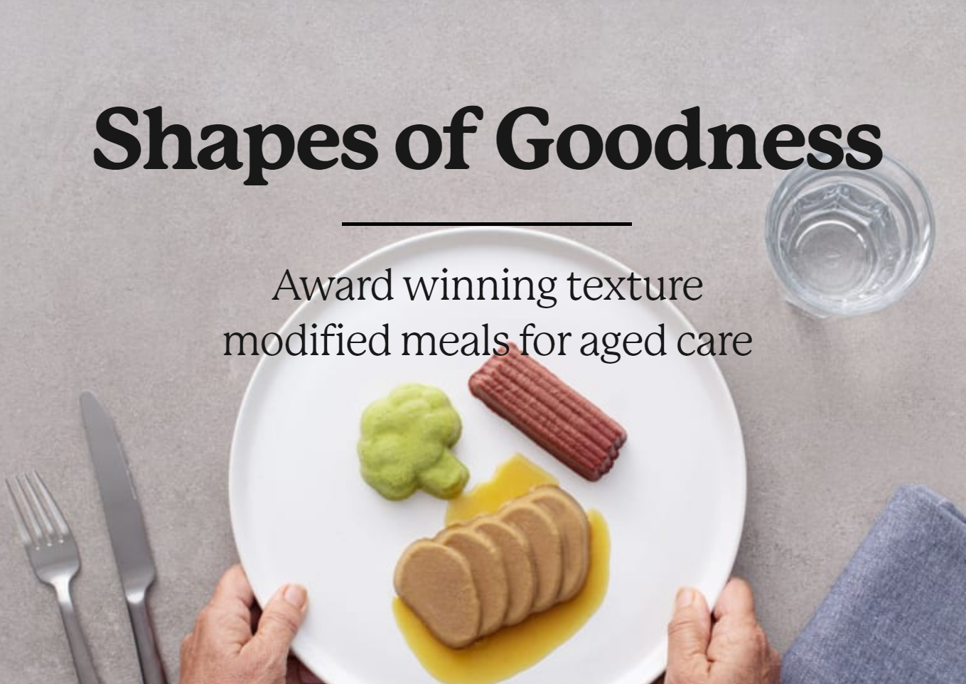New website landing page for The Pure Food Co.