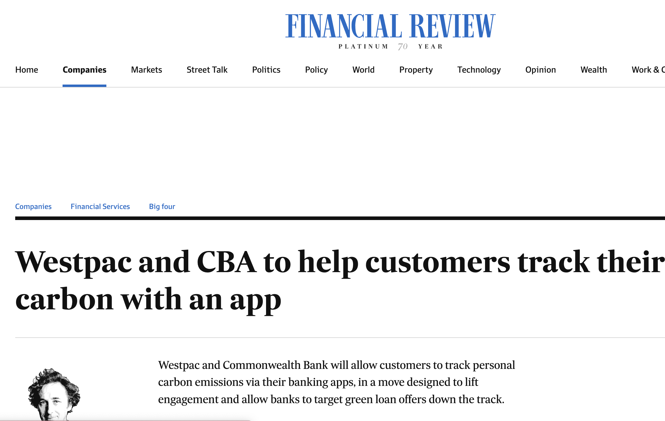 Cogo features in AFR