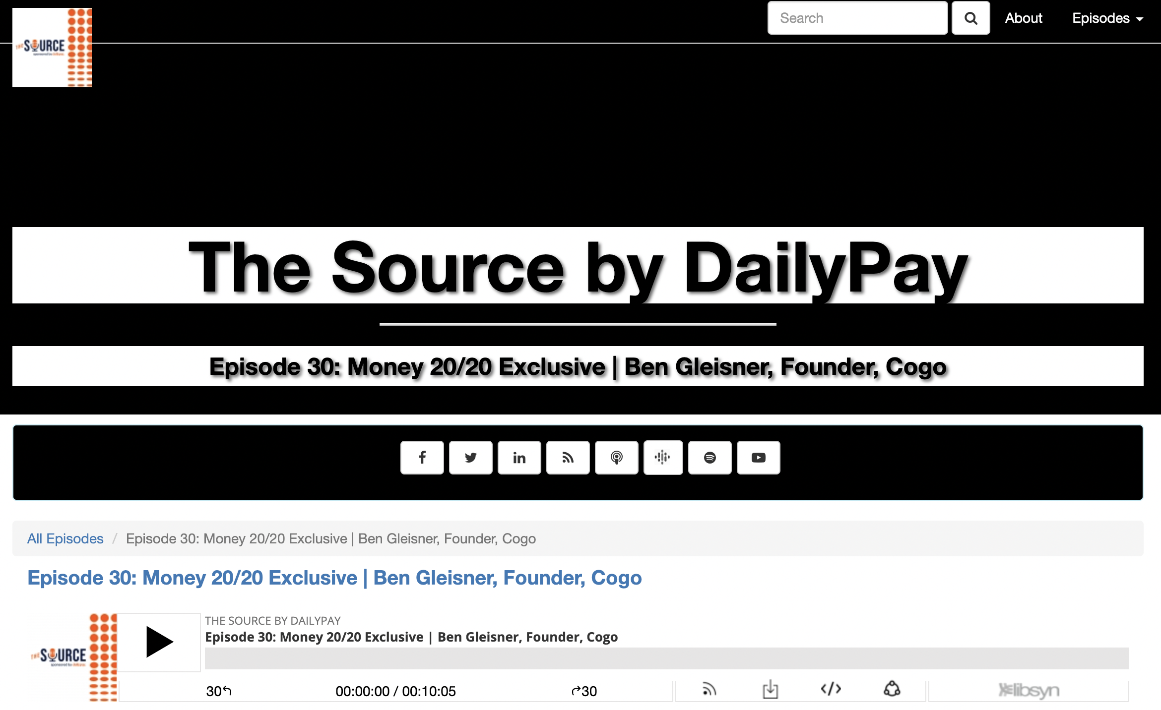 Cogo features in The Source, Daily Pay (podcast)