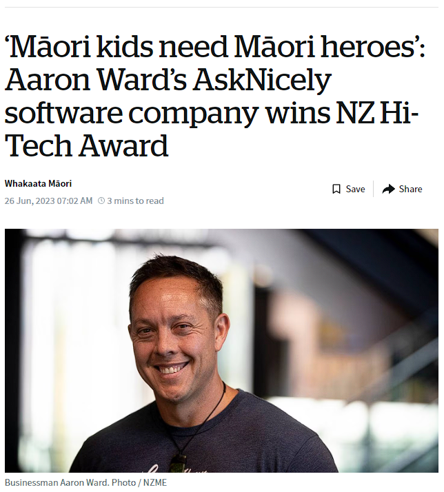 AskNicely features in NZ Herald