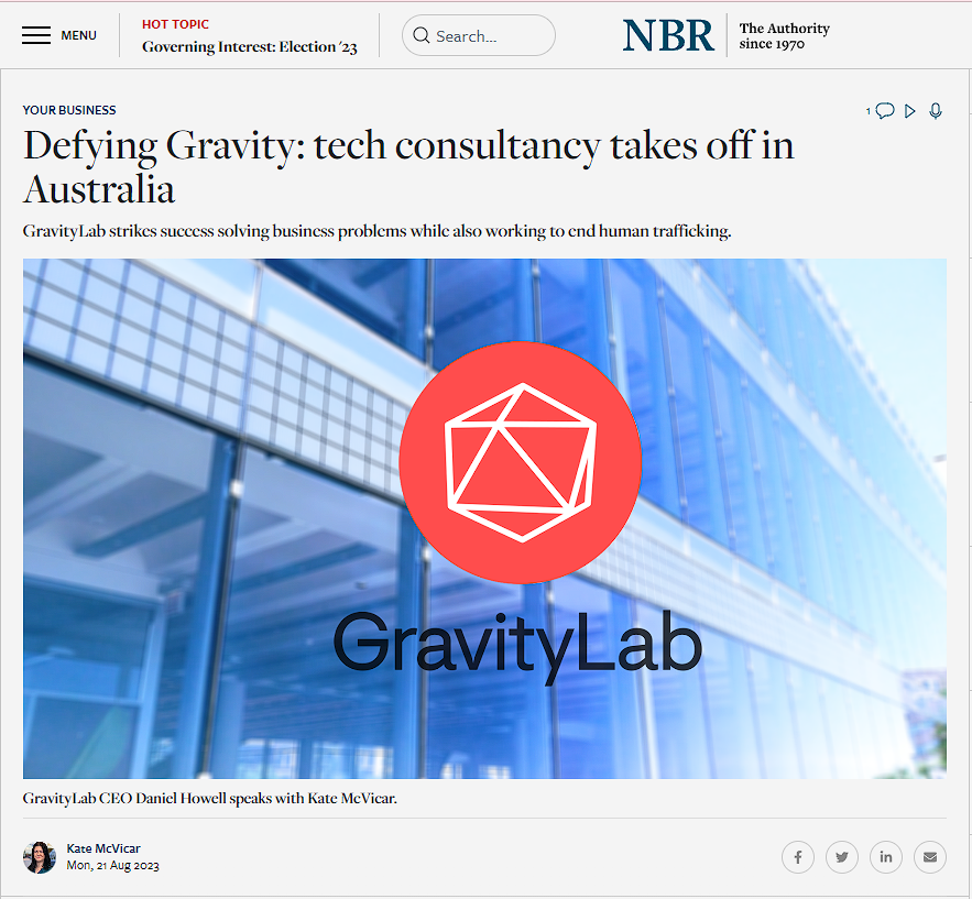 Gravity Lab features in NBR