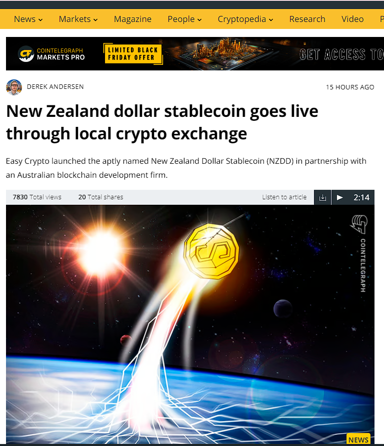 Easy Crypto features in Coin Telegraph