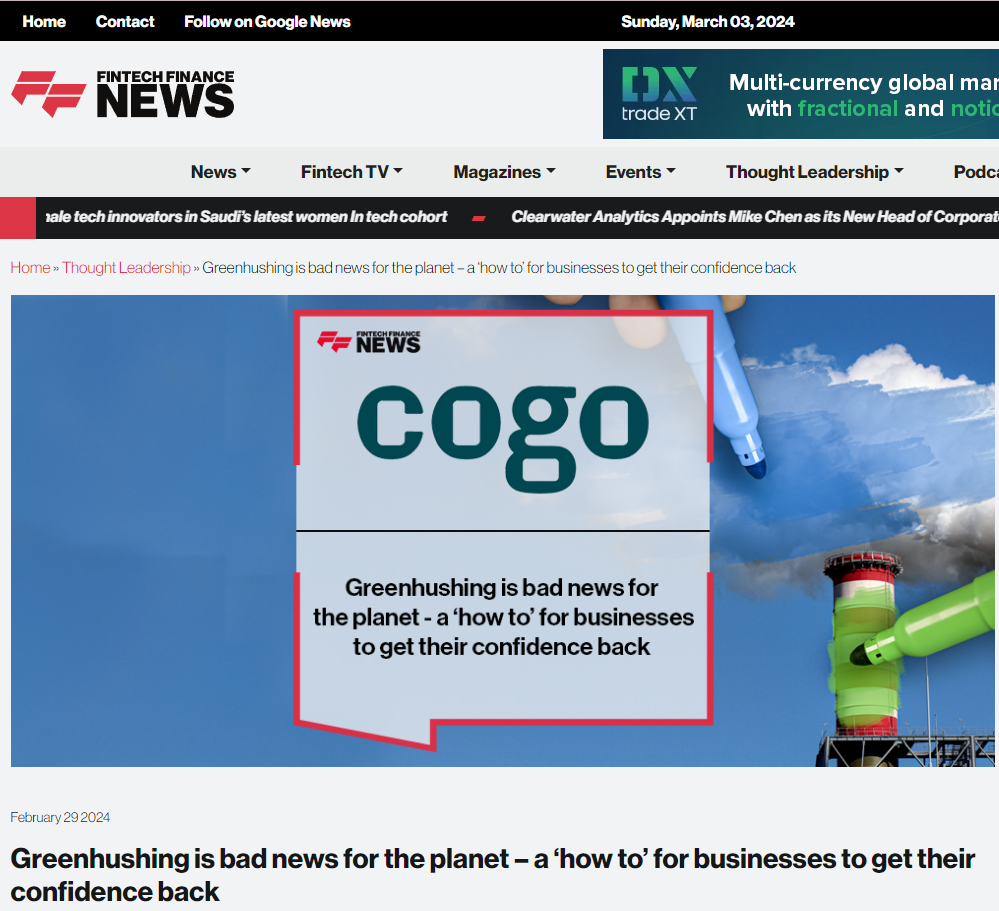 Cogo features in  FF news