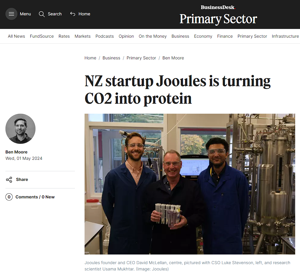 Jooules features in Business Desk