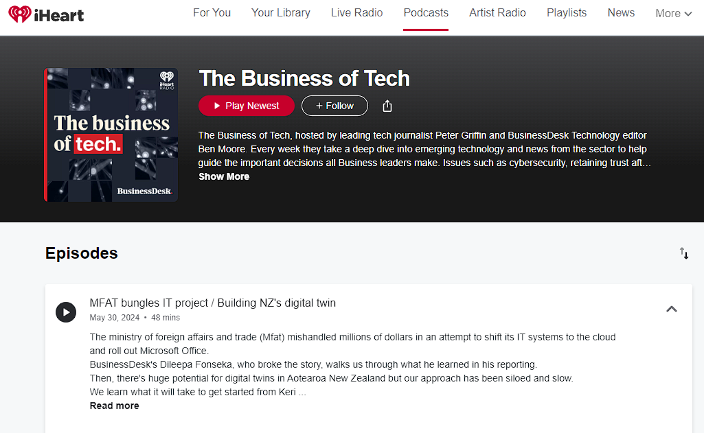 Aurecon’s talk at the Smart Cities Summit features in Business of Tech podcast