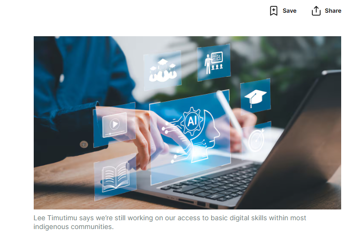 Lee Timutimu features in Herald