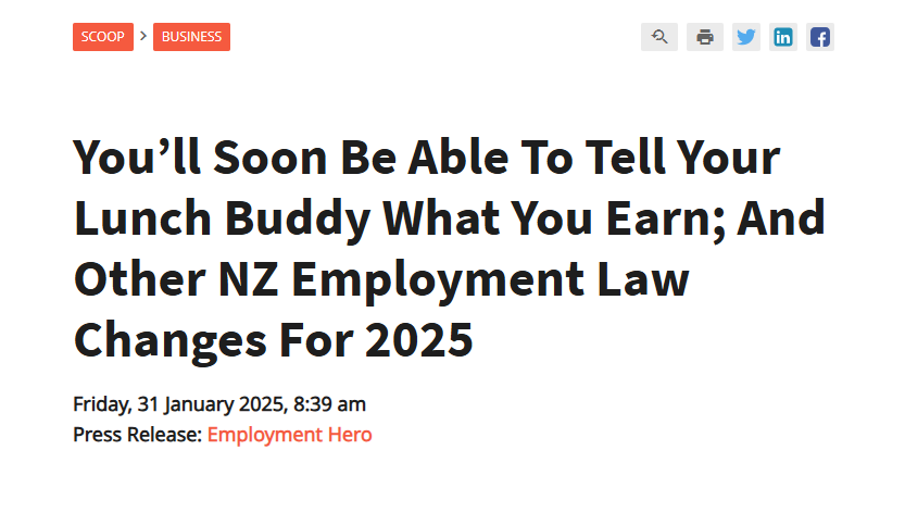 Employment Hero features in Scoop