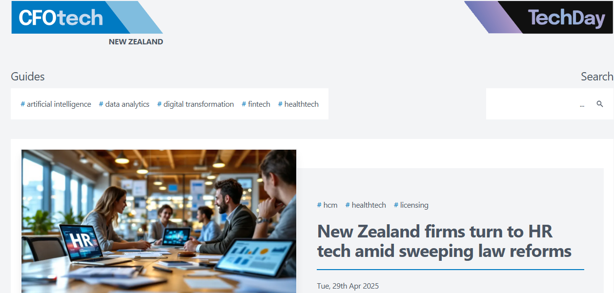 Employment Hero features in CFO Tech